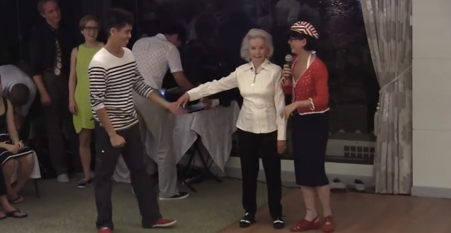 It’s Her 90th Birthday, And How She Celebrates Has The Men Lining Up To Dance With Her.