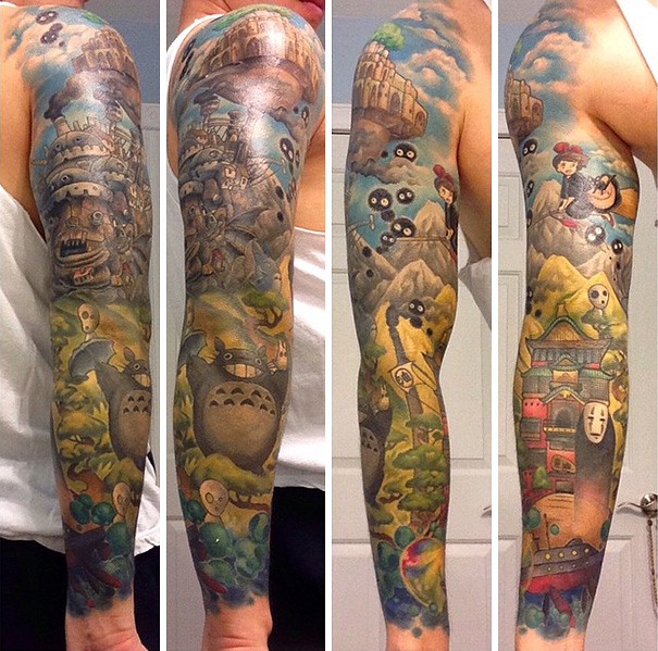 20 Samples of Studio Ghibli Films Inspired Tattoos