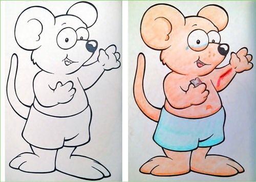20 Hilariously Naughty Coloring Book Alterations