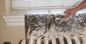 Tin Foil Warm up your room
